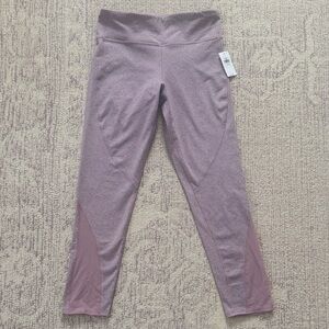 Old Navy Kids Purple Leggings with Mesh cut outs